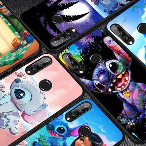 Cute Cartoon Stitch For Huawei Y9S Y6S Y8S Y9A Y7A Y8P Y7P Y5P Y6P Y7 Y6 Y5 Pro Prime 2020 2019 2018 Soft Phone Case