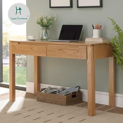 Louis Fashion Computer Desks Simple Solid Wood