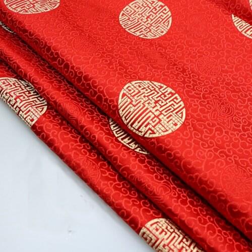 New fashion Jacquard fabric african satin silk fabric for patchwork,wedding dress,upholstery fabric sofa scrapbooking by meter