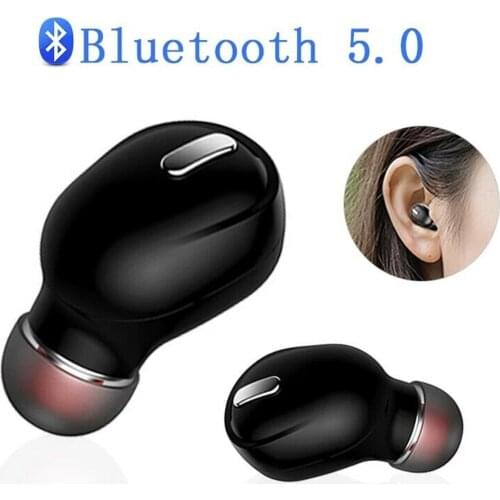 New Bluetooth 5.0 Earphone Mini Wireless Headphones Sport Headset with Mic Handsfree Stereo Earbuds For Xiaomi Android phones