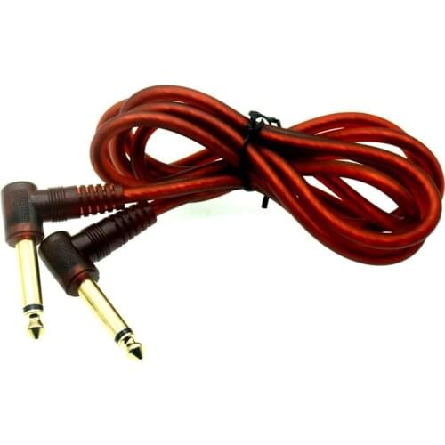 Premium Guitar Effect Pedal Cable Short Right Angle 90 Degree Mono Jack 6.3/6.5/6.35/6.35mm Audio Patch Cable for Guitar 1M 3M 5