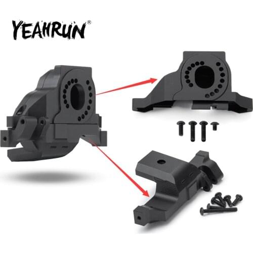 YEAHRUN Metal Aluminium Alloy Heat Sink Motor Mount Base Holder for TRX4 1/10 RC Crawler