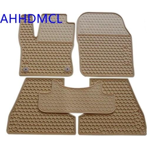Car Rubber Floor Mats Anti-Slip Mat Carpet Feet Pads For Ford Focus 2012 2013 2014 2015 2016 2017 Left Hand Drive