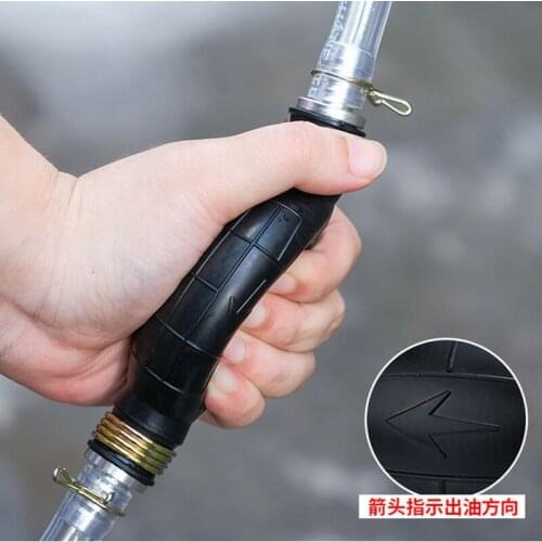 Manual Gas Oil Pump Car Fuel Pump Hand Suction Pipe Pumping Durable For Liquid Petrol Tuning Fuel Gasoline Diesel Pump Car Tools