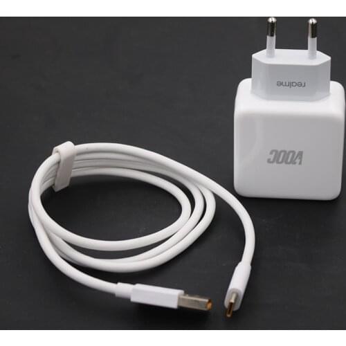 Original Realme 20W Fast VOOC Power Wall Charger Adapter 100cm 6A Type C Cable For Realme GT NEO 8 7 6 X50 Q Q2 X2 Pro 7i 6 X50t