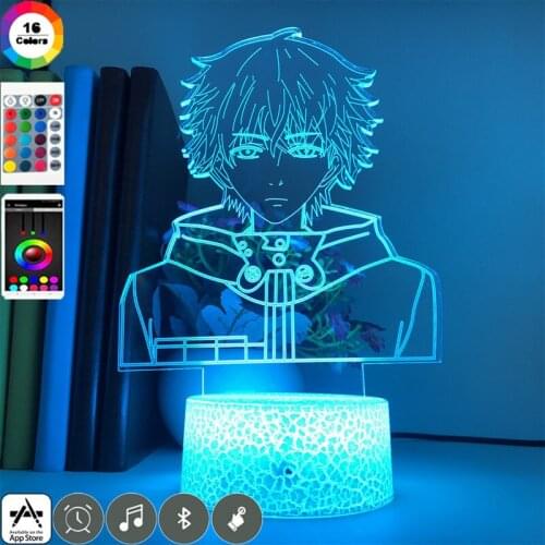 Tokyo Ghoul LED Smart Night Sensor Light Touch Sensor 3D USB Desk Lamp Anime APP Control Nightlight Kids Fans Birthday Gift
