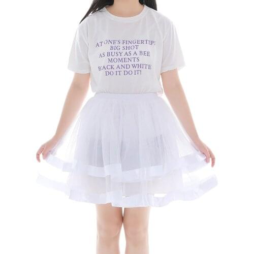 Elastic Waist Vintage Rockabilly Petticoat Crinoline Puffy Tutu Tulle Underskirt Net Tulle Princess Ballet Dance Pettiskirts 045