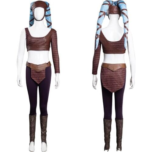 Aayla Secura Cosplay Costume Halloween Carnival Suit