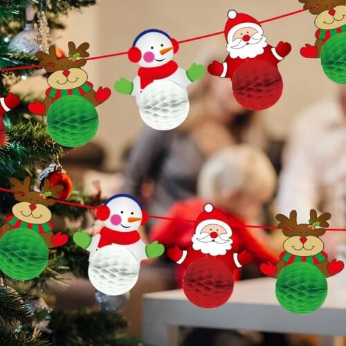 ZLJQ Paper Christmas Decorations