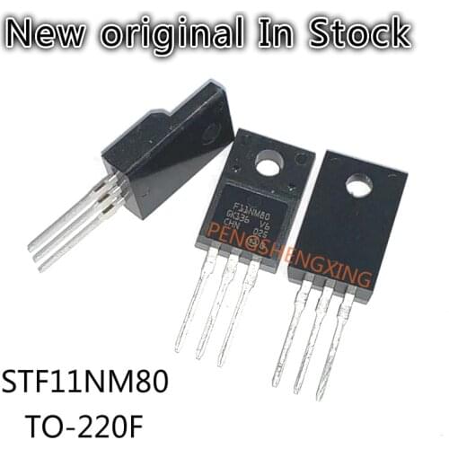 10PCS/LOT STF11NM80 TO-220F F11NM80 TO220F 11N80 11N80C3 800V 11A New original spot hot sale