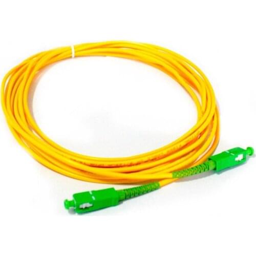 10PCS/bag SC APC 3M Simplex Single Mode fiber Optic Patch Cord Cable 2.0mm or 3.0mm FTTH fiber Optic Jumper Cable