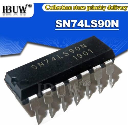 10PCS SN74LS90N DIP14 SN74LS90 74LS90N 74LS90 DIP Integrated IC