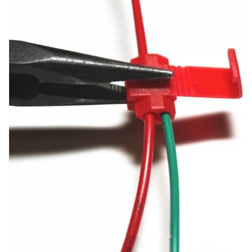 100pcs Quick Splice terminal Connector Terminals Scotch Lock Wire Connectors Scotchlocks Electrical Crimp Terminals Cable Snap