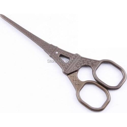 100pcs high quality tower shape classic Vintage Antique Craft Sewing Tailor scissor handicraft Sewing Supplies