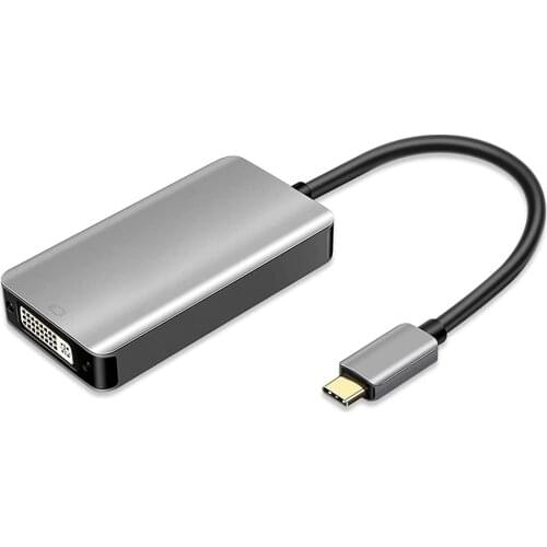 TYPE C USB C to DVI-D Dual link cable adapter converter Thunderbolt 3 USB-C to Dual link DVI-D up to 2560 x 1600