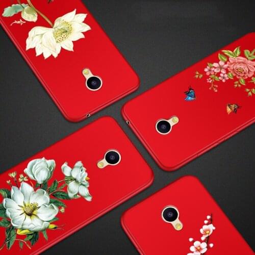 For Meizu M3/Meizu M3 Mini Case Cover silicone protector phone Coque For meizu m3s case 3d flowers meizu m3 mini cover case tpu