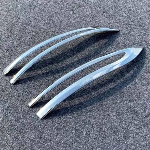 For 2021 Nissan Kicks ABS Chrome Rear View Mirror Trim Side Wing Rearview Mirror Protector Strip Exterior Car Styling Accessory