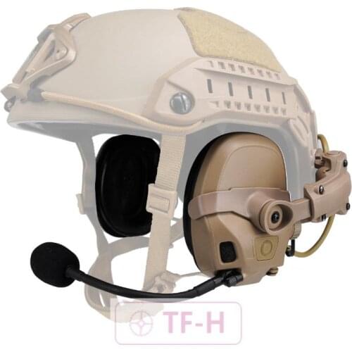 FMA FCS Amp Tactical Communication Shooting Headset ANC Pickup Noise Reduction Headset Wearing Ear Protection