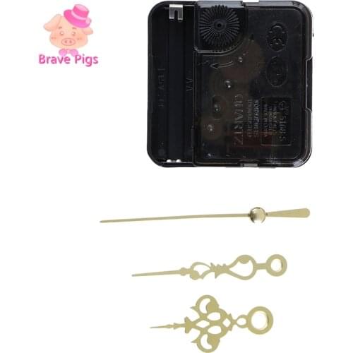 Hot 1Set Hanging DIY Quartz Repair Movement Clock Mechanism Parts Quartz Watch Silent Wall Clock Movement With Needles