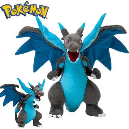 25cm Cute Pokemon Charizard Plush Doll Toys Cartoon Movie Kawaii Anime Pokémon Short Stuffed Dolls Model Cool Girls Kid Toy Gift