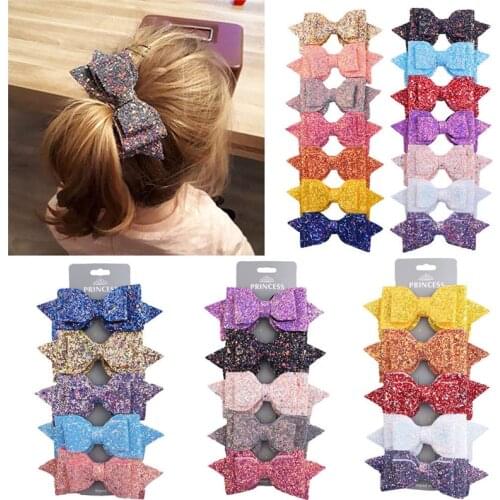 Cute Girls Headbands Sequin Girls Hairpins Kids Bow Headbands Girls Barrettes Headwear Children Hairband Baby Hair Accessories