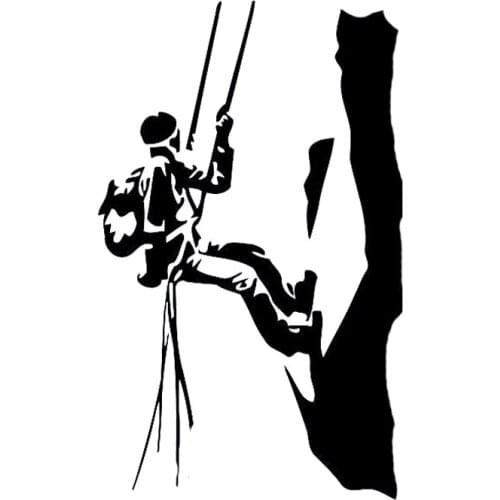 Fashion Climber Sport Decal Vinyl Car Sticker Cover Scratches Waterproof Anti-UV Car Window Body Decorative Stickers Accessories