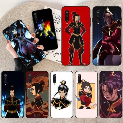 Avatar The Last Airbender azula Katara Soft black Phone Case for Xiaomi Mi Note 10 Lite Mi 9T Pro xiaomi 10 10 CC9 Pro 9SE