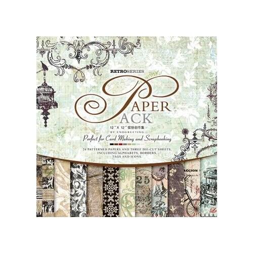 New Cute Scrapbooking Set Lovely 12 Sheet Paper Stickers for Diary Scrapbook Book Decor Cartoon Stickers Wholesale PS