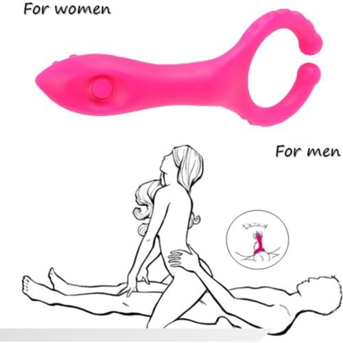 Men Women Silicone Prostate Massage Fitness Accessories Vibration Clip For Male Female G Spot Stimulation Vibrator
