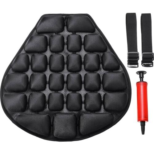1pc Motorcycle Air Pad Seat Cushion Electric Car Inflatable Air Cushion Cooling Down Seat Pad For Pressure Relief