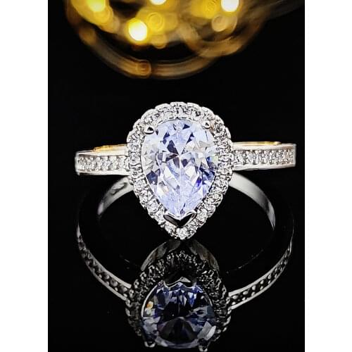 Original Three colors Real 925 Sterling Silver Gemstone the Rings for Women Wedding anel aneis Jewelry Fashion R603S