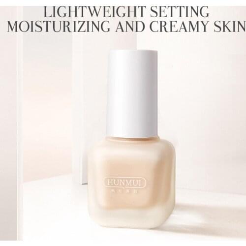 Han Lun Meiyu 30ml Liquid Foundation Face Foundation Cream 2 Colors Revitalizing Full Coverage Waterproof Makeup Base Tone TSLM