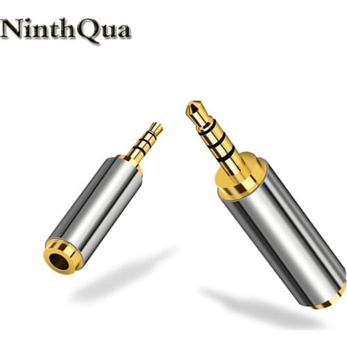 1pcs 3.5 mm to 2.5 mm Audio Adapter 2.5mm to 3.5mm Male Female Plug Connector for Aux Speaker Cable Headphone Jack 3.5 to 2.5