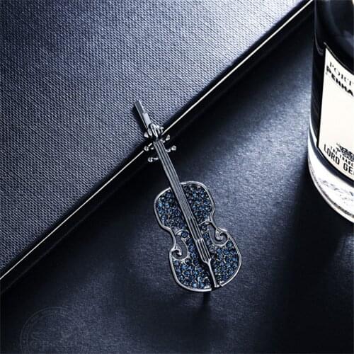 1Pc Hair Clip Korean Violin Hair Clip Sweet Hairpins Cute Crystal Rhinestone Headwear Clips Barrette Hair Accessories