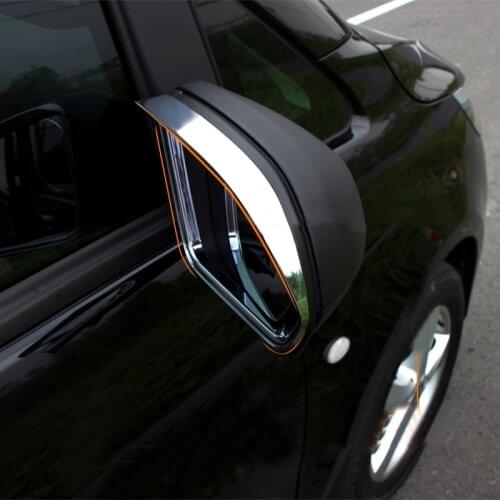 2PCS ABS Chromed Rearview Mirror Eyebrow Cover Decoration Trim For Mercedes-Benz Vito W447 2014 2015 2016 2017 2018