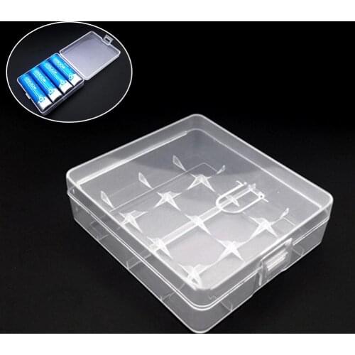 2PCS/lot Soshine Portable Hard Plastic Case Holder Storage Box for 4 x 18650 Batteries