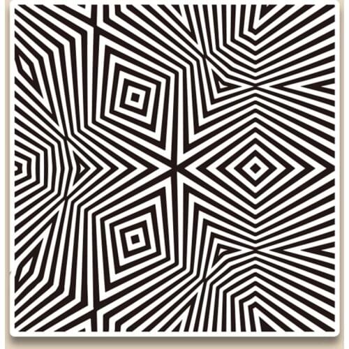 20Pcs14*14CM Diamond Maze Transparent Clear Stamp Silicone Stamp/Seal DIY Scrapbooking/Photo Album Stamp Sheets Bulk Deals