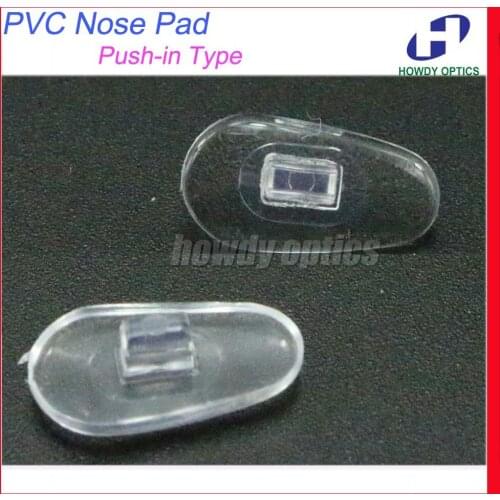 2000pcs/lot Eyeglasses PVC Nose Pads Size 14mm Push-in Type Glasses Accessories
