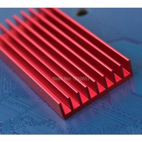 20pieces lot 60x30x8mm Aluminum Radiator Aluminum Heat Sink Electronic Power Amplifier Heat Sink