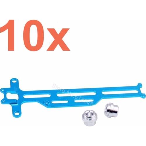 10Pcs Aluminum Radio Tray (AL.) For 1/18 Scale Models Revel 24540 Scorch Hobbico Dromida BX/MT/SC4.18 Monster Truck