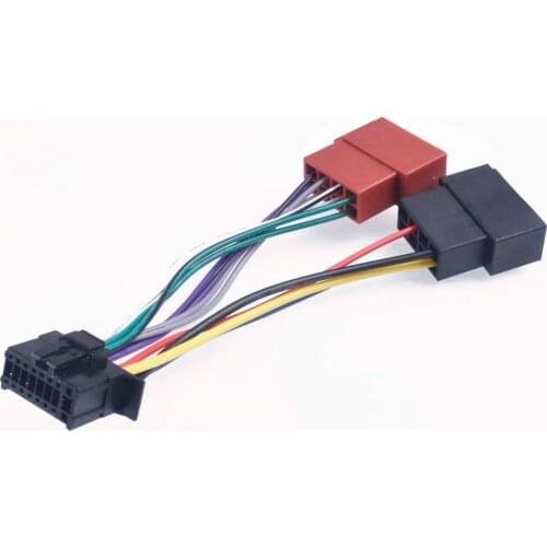 Car Radio Harness Wire 16Pin Plug Cable for For Pioneer ISO Connector 2010