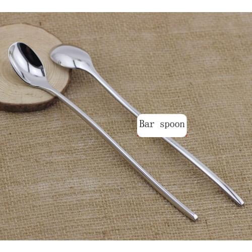 Barspoon/thickening/Stainless steel/Japanese/Long bar spoon/Tea with milk/Cocktail/21.2cm/z