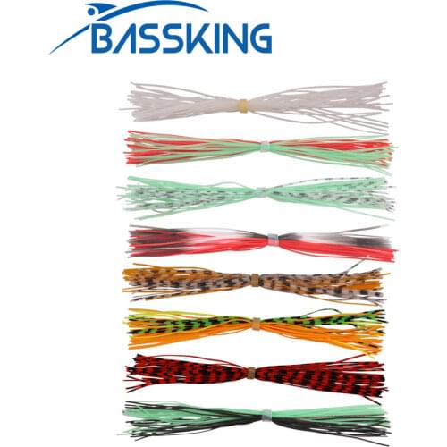 TAF 4Bags 13cm Lures Beard Wire Fly Tying Rubber Threads Skirts Silicone Straps For Flies DIY Lure Accessories Fishing Tackle
