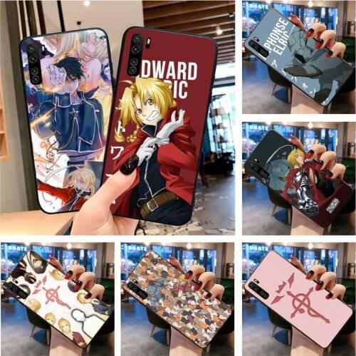 Anime Fullmetal Alchemist Phone Case for Huawei P20 P30 P40 lite E Pro Mate 40 30 20 Pro P Smart 2020 P10
