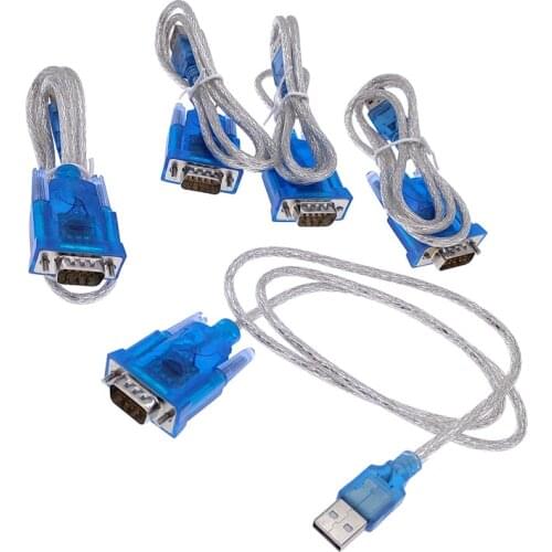 Free shipping CH340 USB to RS232 Serial Port 9 Pin DB9 Cable Serial COM Port Adapter Convertor Support Windows 7