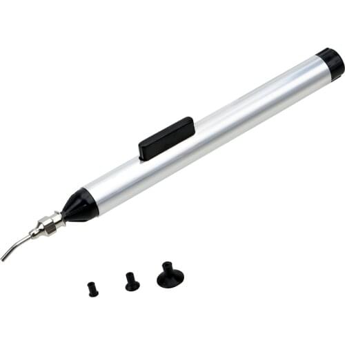DIYWORK Manually Pumping IC Tool Solder Picker With 3 Sizes Sucking Alternative Tweezers Vacuum Suction Pen Hand Tool Set