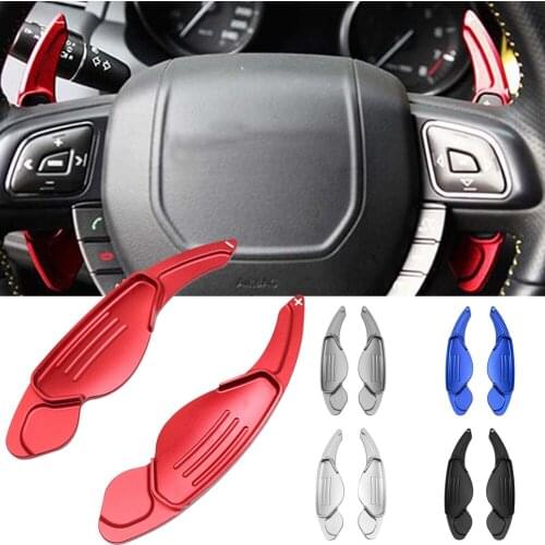 For Jaguar XF XE XJ F-PACE F-TYPE X760/Land Rover Discovery4 5 SPORT LG LR Steering Wheel Shifter Extend Car Stickers Accessory