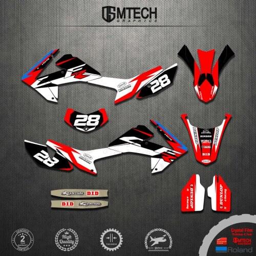 DSMTECH Motorcycle Graphics Backgrounds DECALS STICKERS Kits For HONDA 2012 2013 2014 2015 2016 2017 2018 2019 2020 CRF250L
