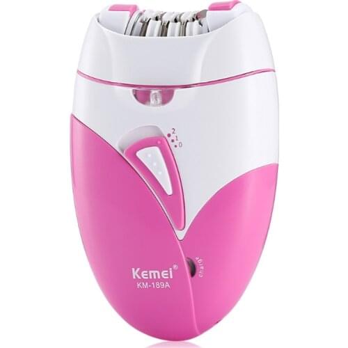 Kemei electric lady hair removal device KM-189A shaving device rechargeable body hair remover Epilator electric shaver