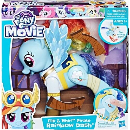 Hasbro My Little Pony Play House Figure Model The moive muisc singing Rainbow Dash Pinkie Pie Twilight Sparkle Kawaii